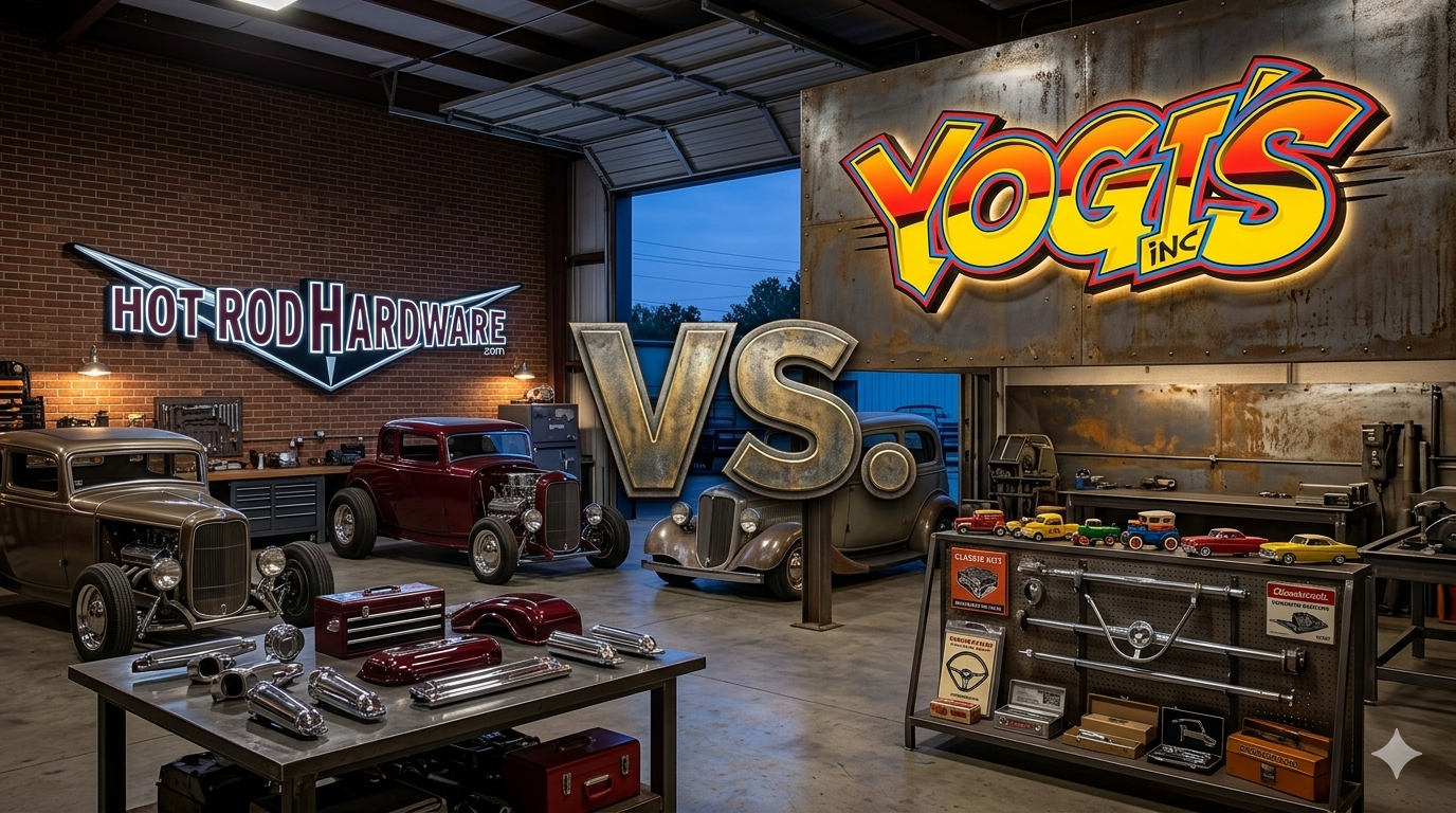 Hot Rod Hardware vs Yogi's Inc.: Comparing Two Heartland Classic Car Parts Suppliers