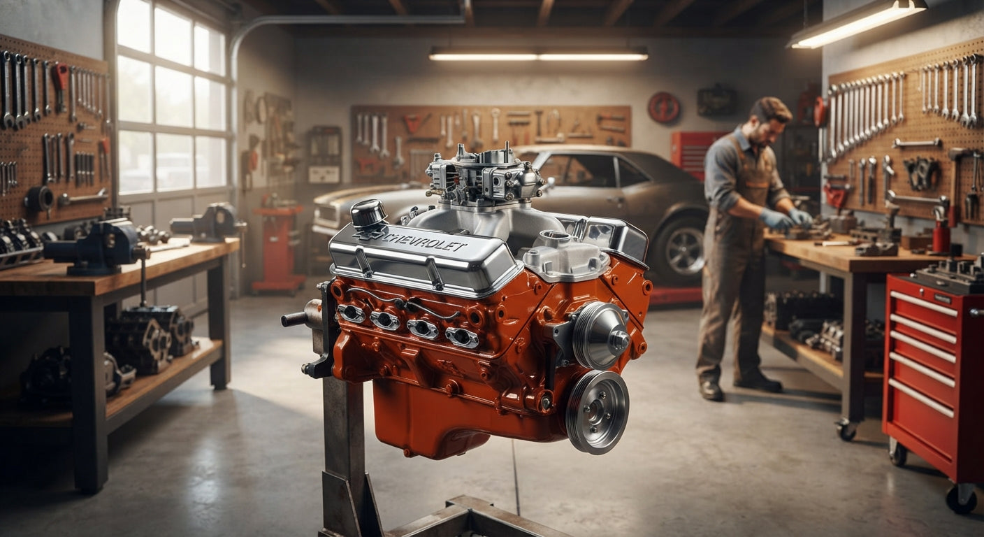 Small Block Chevy Engine Dress-Up: Valve Covers, Pulleys, Brackets, and Air Cleaners That Actually Fit