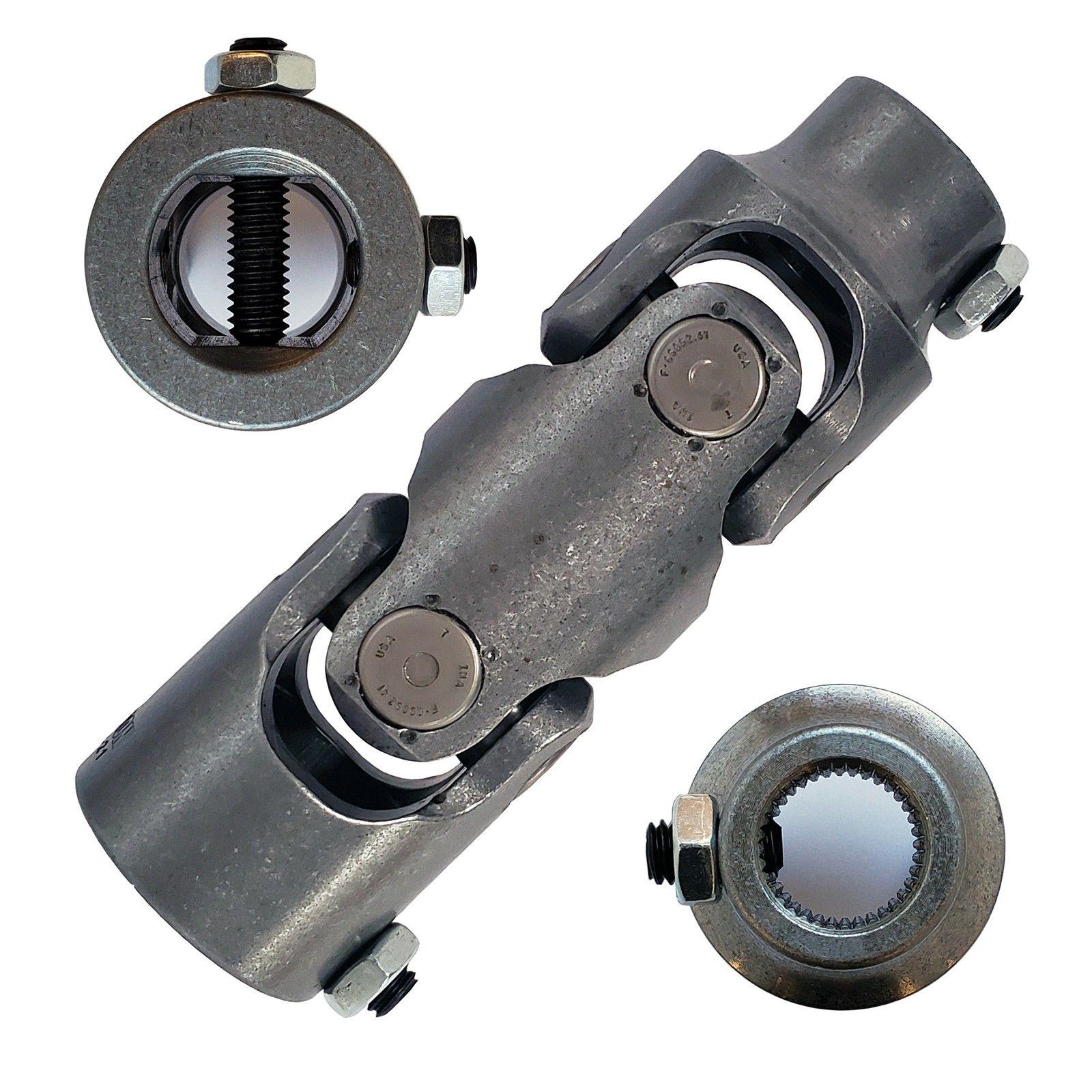 Double U-Joint 3/4-36 Spline X 1" DD - Select Finish