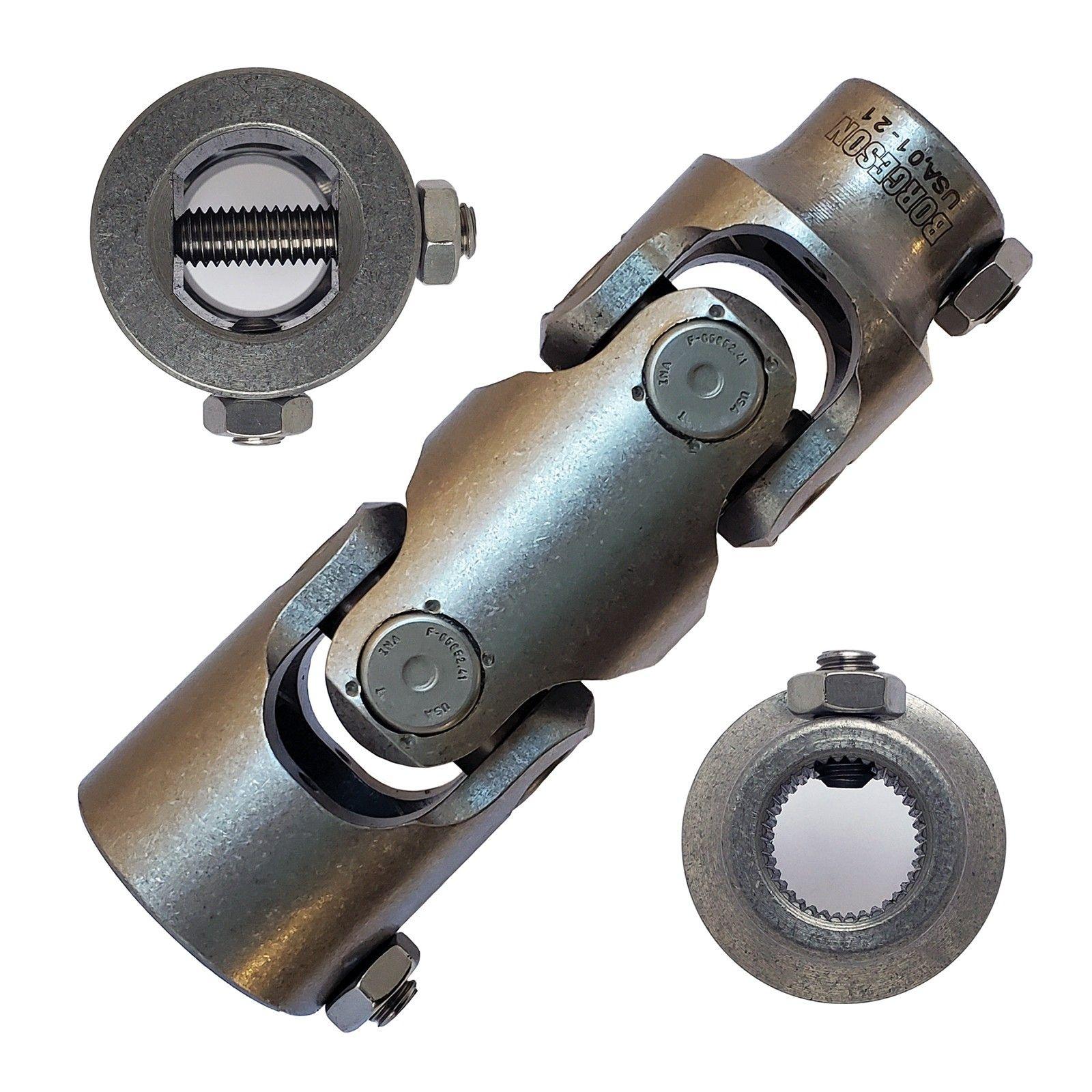 Double U-Joint 3/4-36 Spline X 1" DD - Select Finish