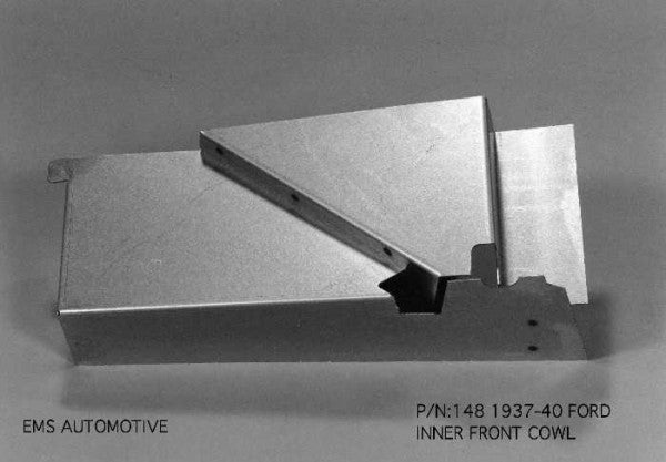 1937-39 Ford Car Front Lower Inner Cowl Panel
