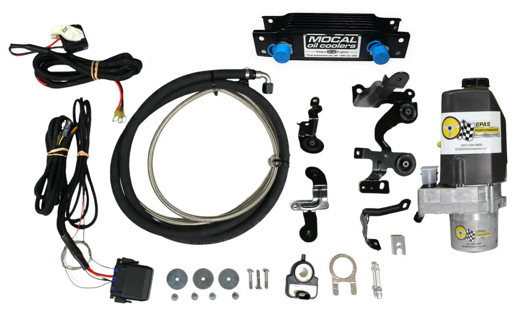 EPAS Hydroelectric Power Steering Pump Conversion System for Racing Applications