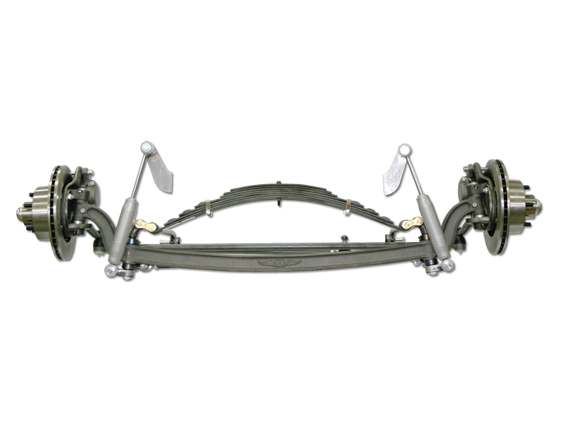 Pete and Jakes 1928-31 Ford Model A Complete 4" Dropped Straight Axle I Beam Suspension