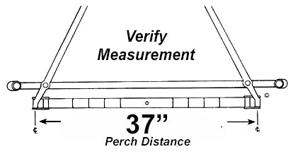 1942-48 Ford Car SuperSlide Front Leaf Spring Spring For 37" Wishbone Perch Centers - Posies