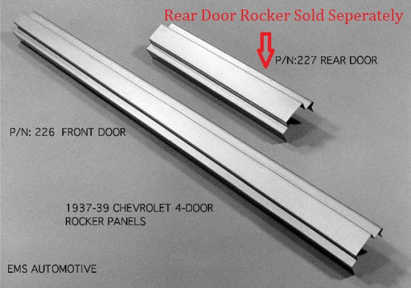 1937-39 Chevy 4 Door Sedan Front Rocker Panel