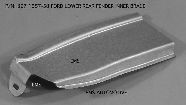 1957-58 Ford Car Lower Front Fender Inner Brace