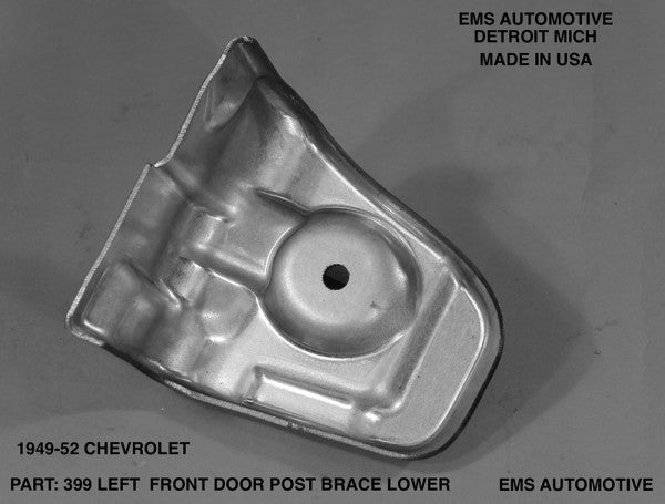 1949-52 Chevy Car Front Lower Door Post Brace