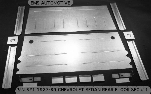 1937-39 Chevrolet Rear Floor Pan Sedan 1st Section