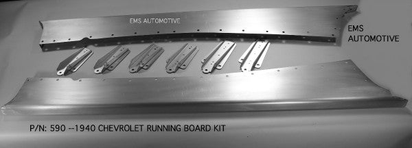 1940 Chevy Car Running Boards (Pair)