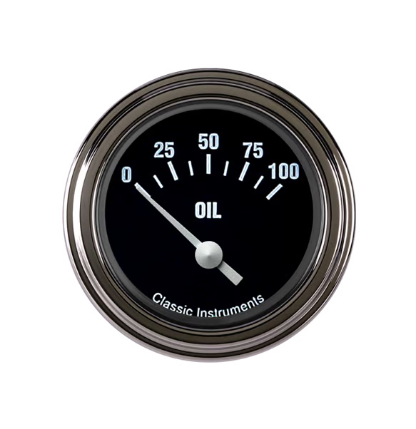 Classic Instruments Hot Rod Series 2-1/8" Oil Pressure Gauge