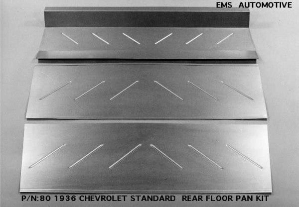 1936 Chevy Standard Sedan Rear Floor Pan Kit