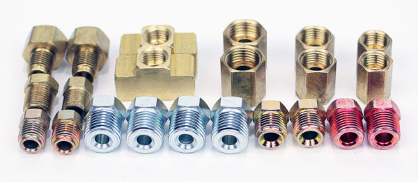 Master Power Brakes 22 Piece Brake Brake Line Fitting Set