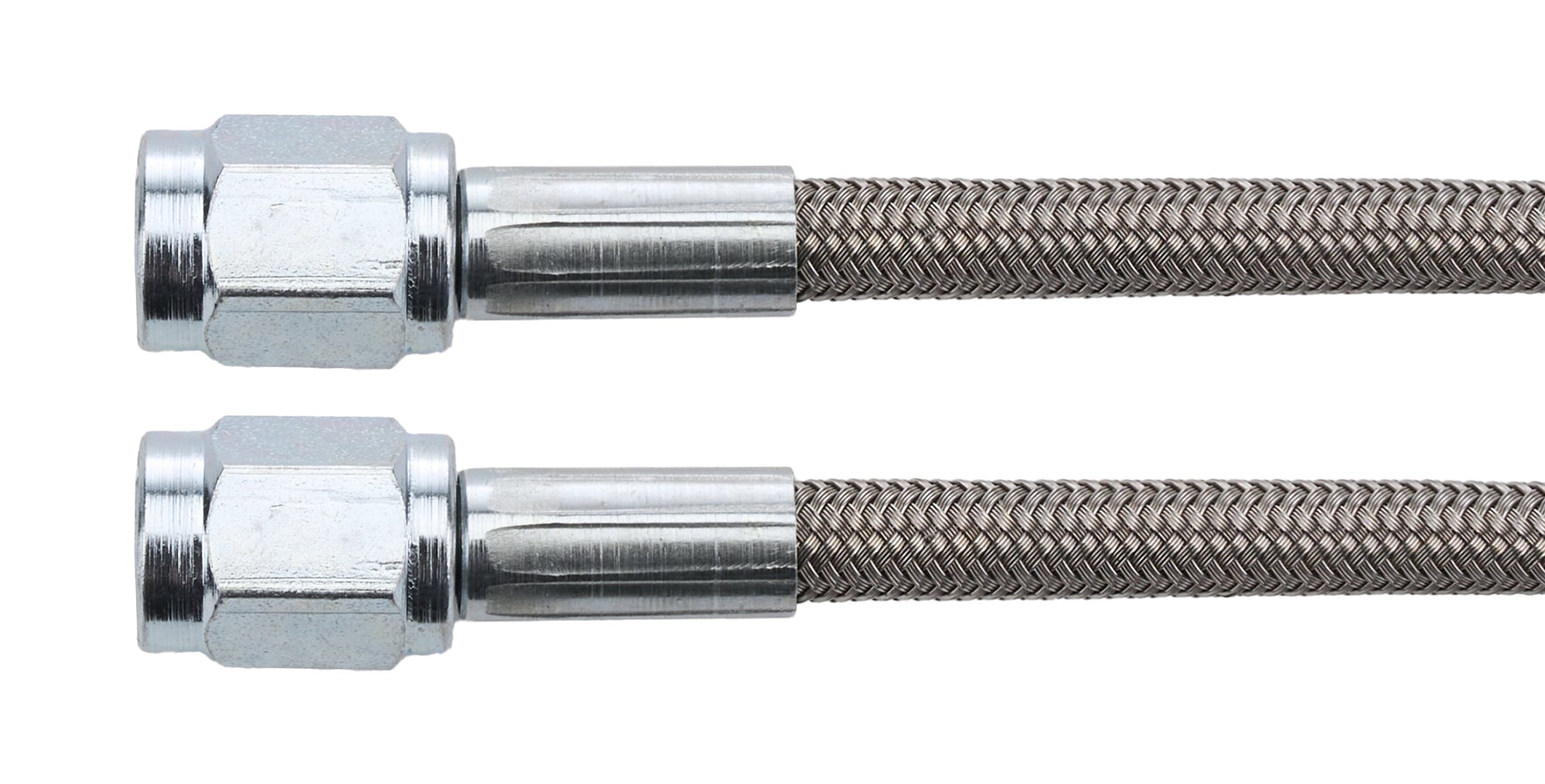 15" Braided Stainless 3 AN Flexible Brake Lines