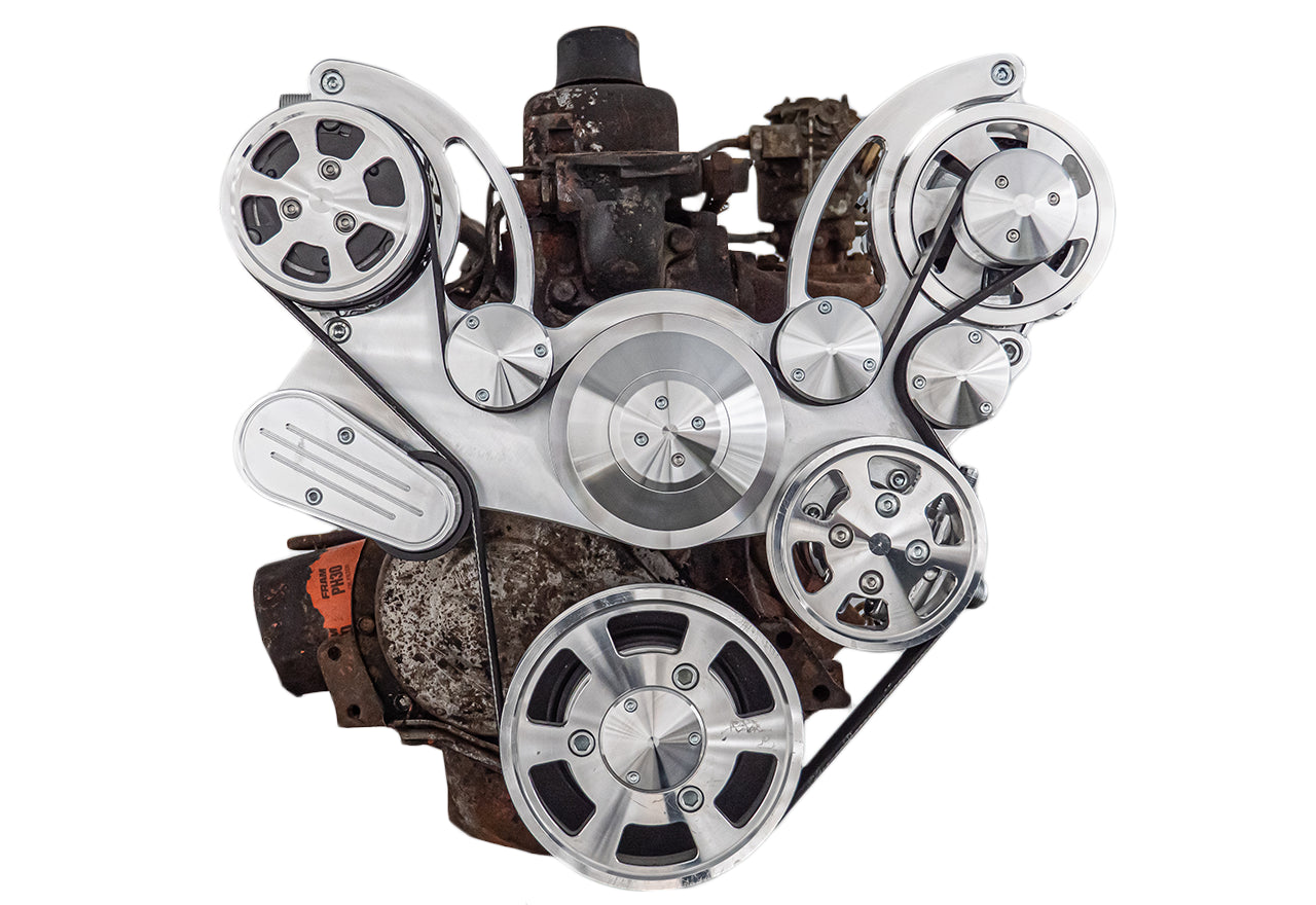 1962-88 Chevy Inline 6 - 194, 230, and 250 Wraptor Serpentine Drive System