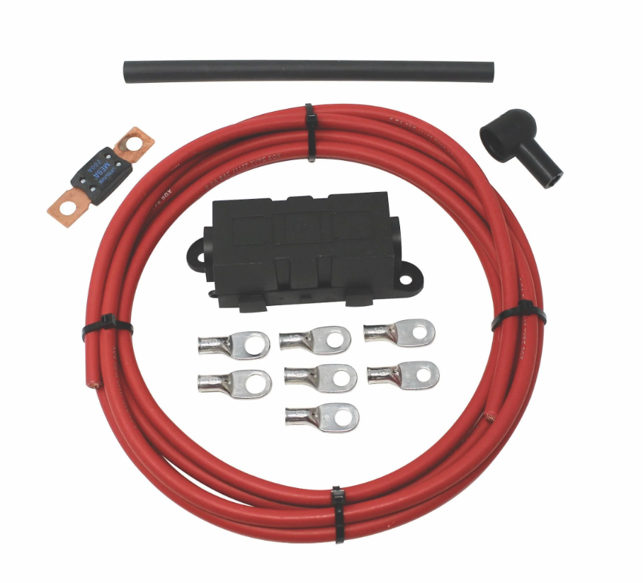 Alternator Connection Kit with 12Ft of 6 Gauge Wire