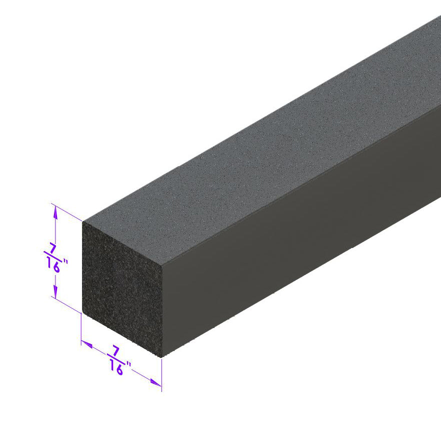 0.475" Square Extrusion; LP 2120