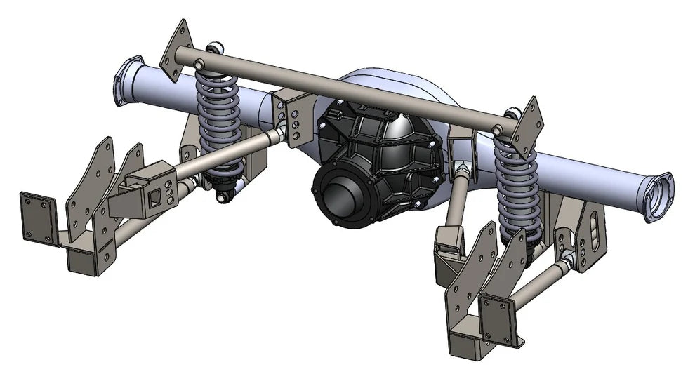 1967-76 Mopar A Body Bolt On Triangular 4 Link Rear Suspension
