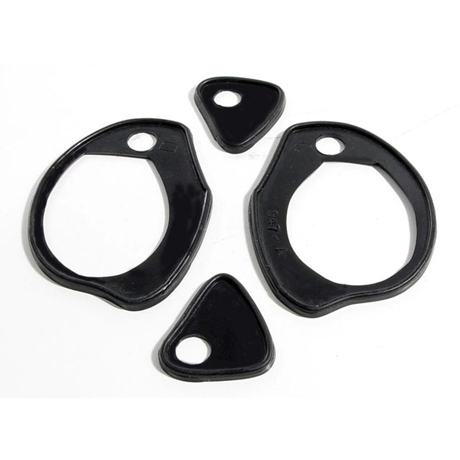 Door Handle Pads For Chevrolet Bel Air, Biscayne, Chevy II 1962; MP 547-A