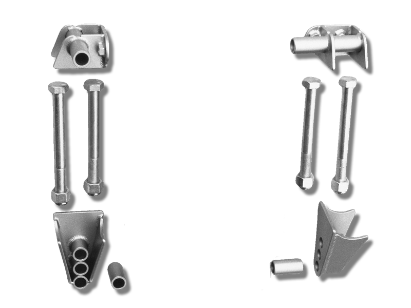 Pete and Jakes 1928-31 Ford Model A Rear Coilover Shock Suspension Kit