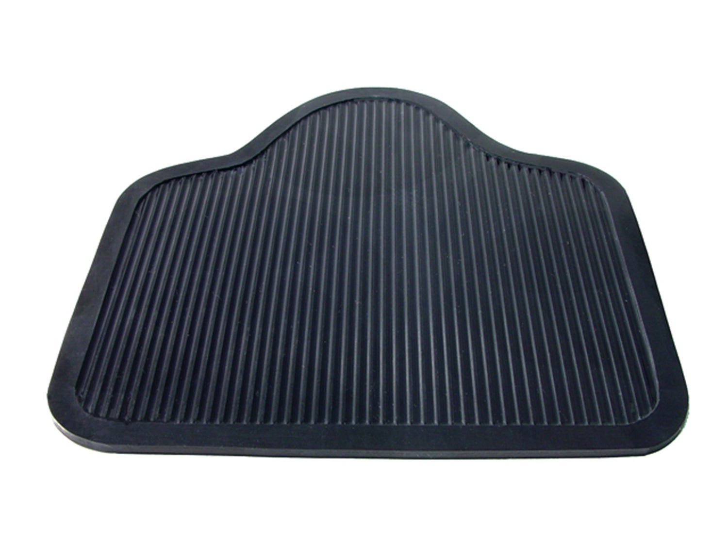 Small Mat 6" Wide X 6" Long, 1/8" Thickness, Black Rubber; RM 12