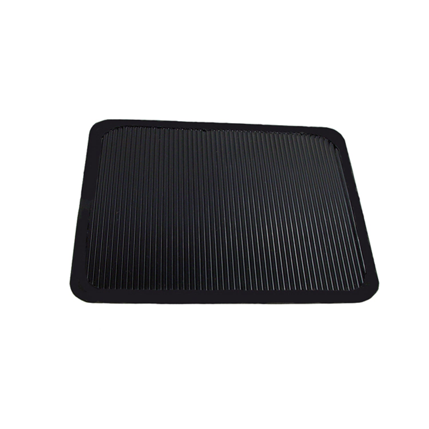 Small Mat 6-7/8" wide X 5-1/2" long 1/8" Thickness, Black Rubber; RM 5