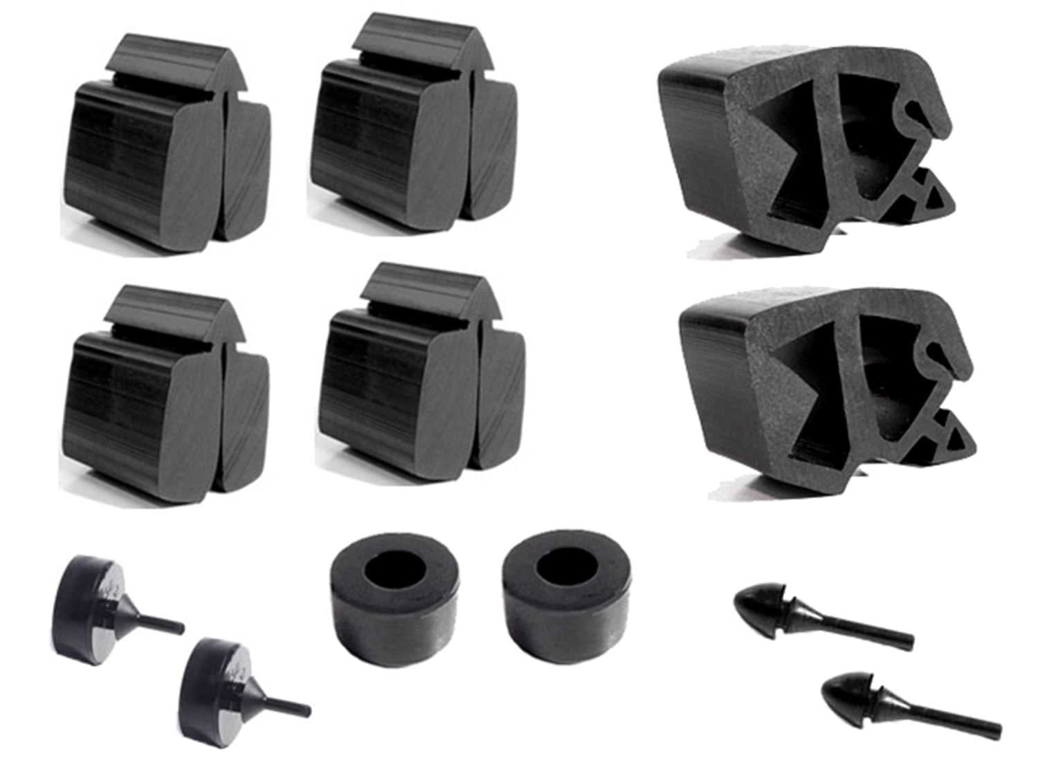 Snap-In-Bumper Kit 14-Piece For Chevrolet Chevelle 1966; SBK 202