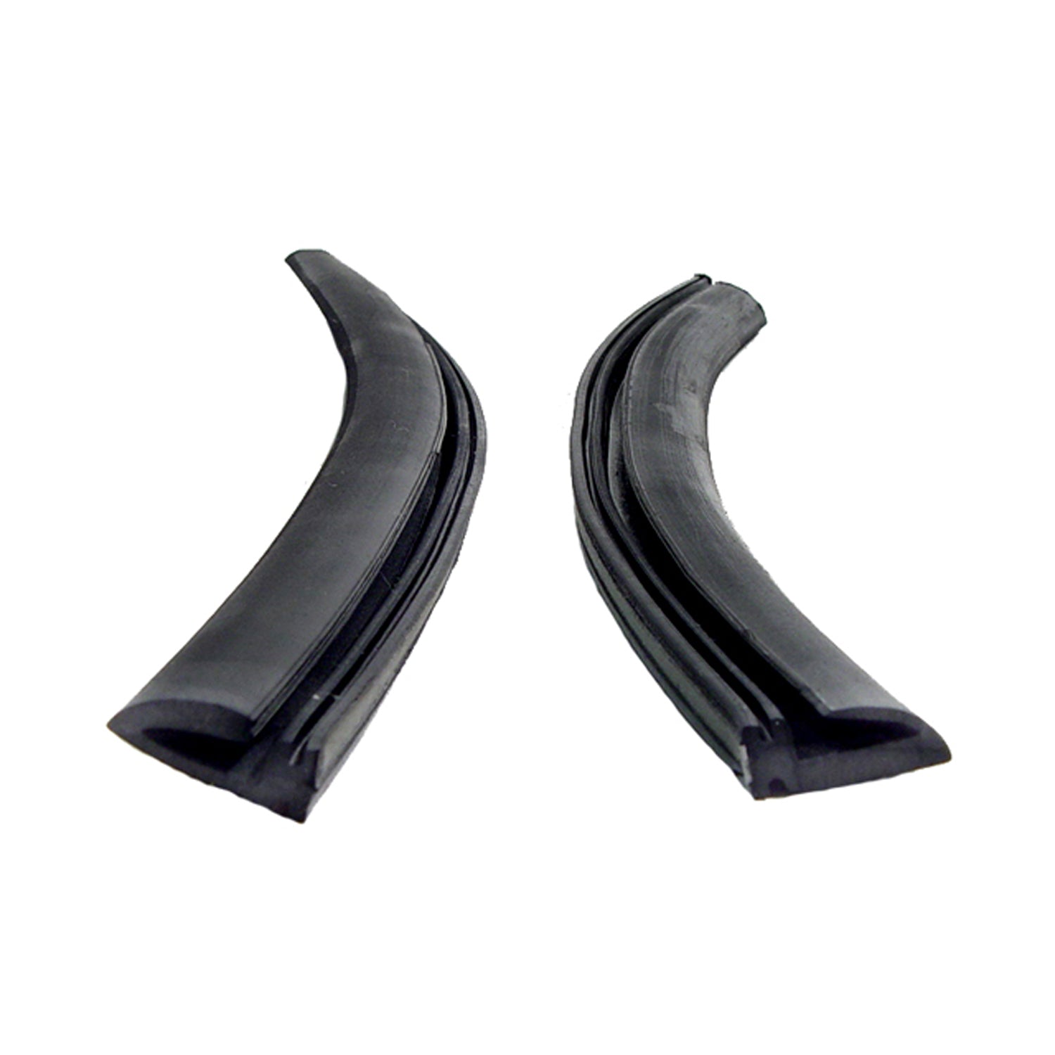 Rear Roll-Up Quarter Window Seals For Chevrolet Chevy II 1966-1967; VS 3-X