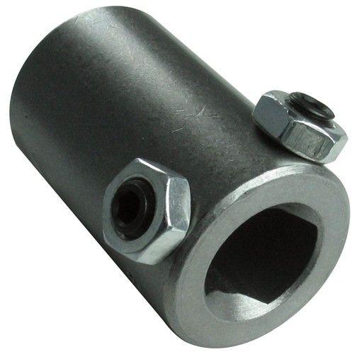 17MM DD by 3/4 Smooth Steel Steering Shaft Coupler