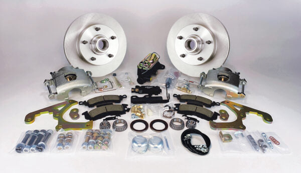 1957-64 Ford F100 Pick Up Legend Series Front Disc Brake Kit and Master Cylinder Kit (5 x 5-1/2" Bolt Pattern)