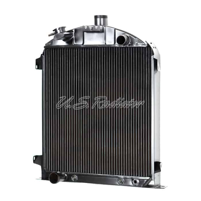 1928-29 Ford Model A with Small Block Ford Copper / Brass Radiator - US Radiator