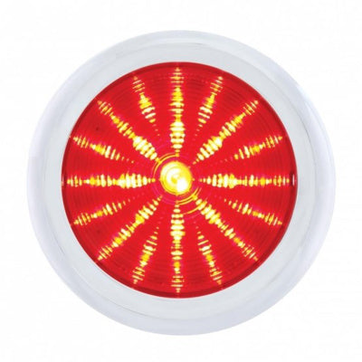 1950 Pontiac Style LED Tail Light with Chrome Bezel