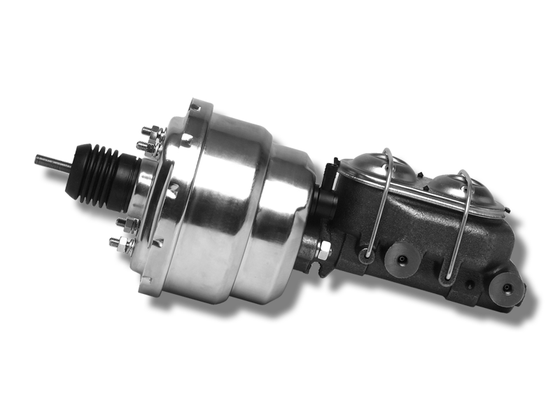 Pete and Jakes Power 7" Dual Diaphram Brake Booster w/Dual Diaphram Master Cylinder