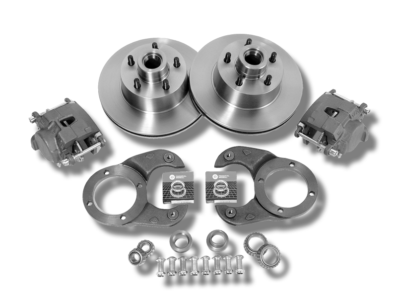 Pete and Jakes Super Bell Basic Complete Brake Kit 5" x 4 1/2" (Ford)
