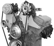 Alan Grove Components Big Block Chevy Air Conditioning Compressor Bracket, Long Water Pump, Passenger Side 116R