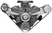 Alan Grove Components Big Block Chevy Alternator Bracket, Short Water Pump, Low Profile, Passenger Side 218R