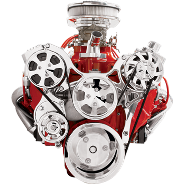 Billet Specialties Tru Trac Serpentine System - Small Block Chevy