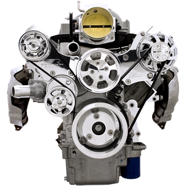 Billet Specialties Tru Trac Serpentine System - LS (Top Mount)