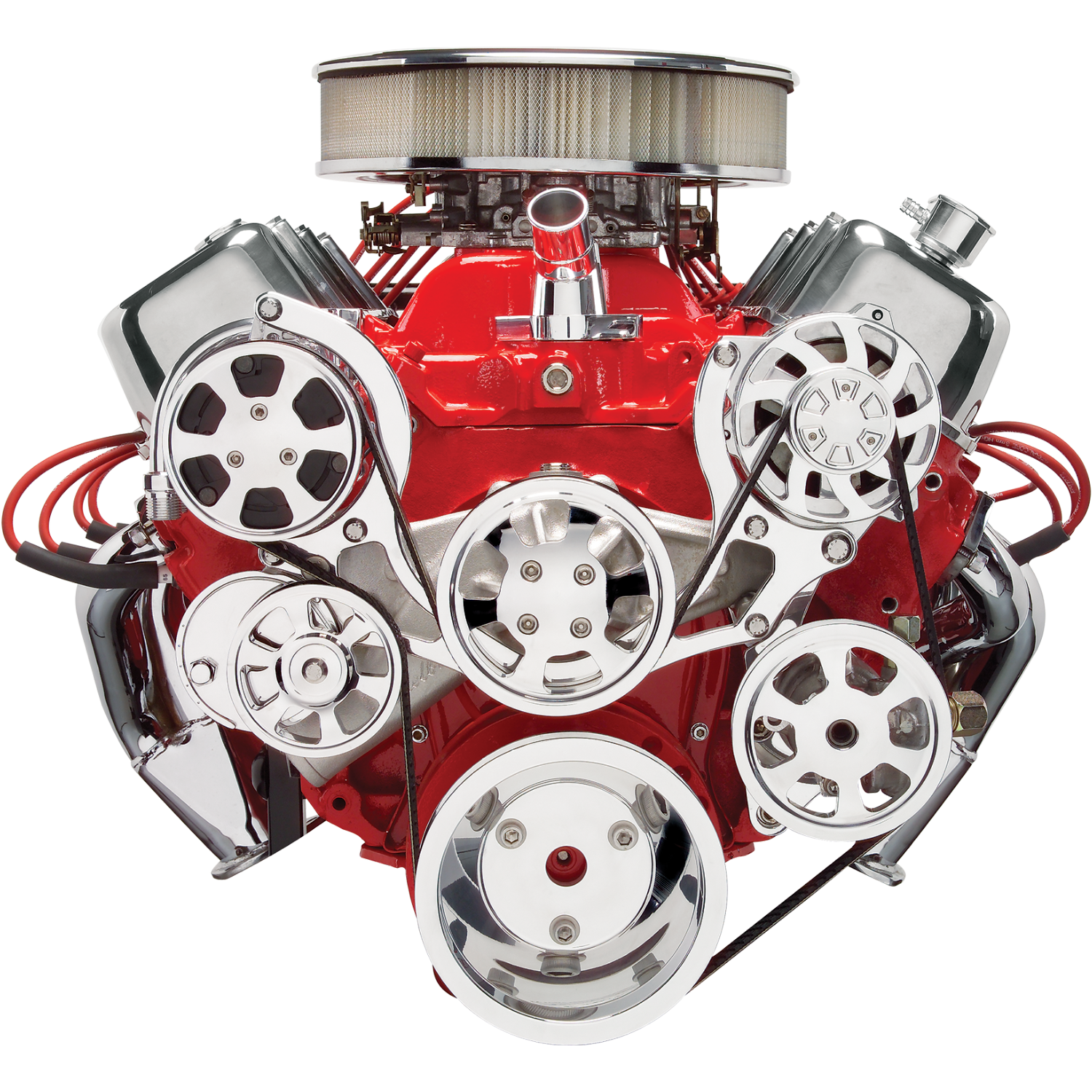 Billet Specialties Premium Polished Tru Trac Serpentine System - Big Block Chevy