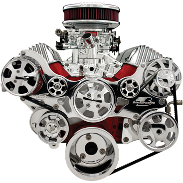 Billet Specialties Tru Trac Serpentine System - 348/409 Chevy