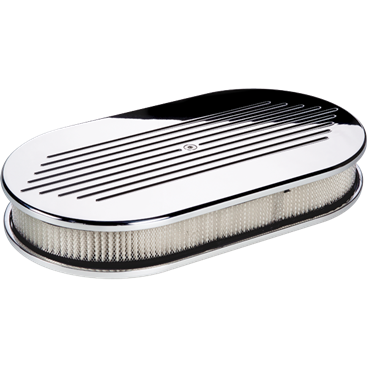 Billet Aluminum Oval Ball Milled Air Cleaner