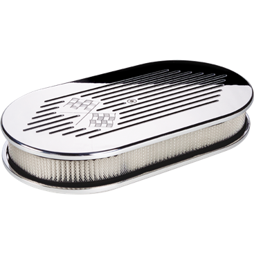 Billet Aluminum Cross Flag Air Cleaner