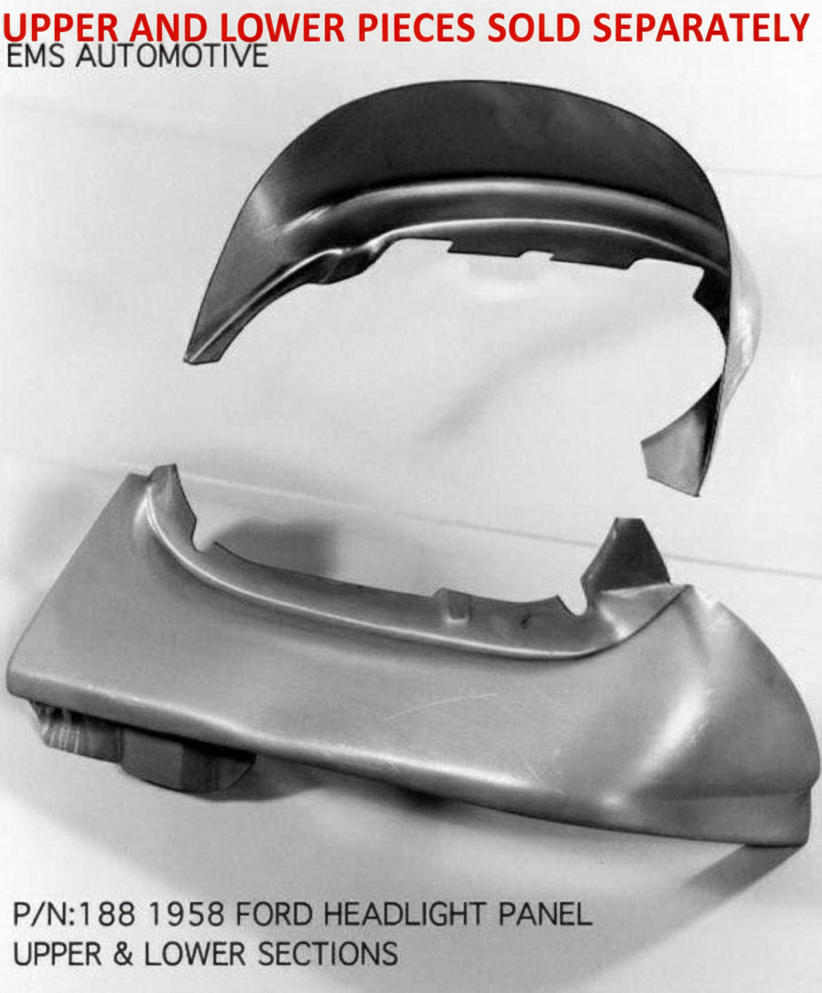 1958 Ford Car Headlight Lower Mounting Panel