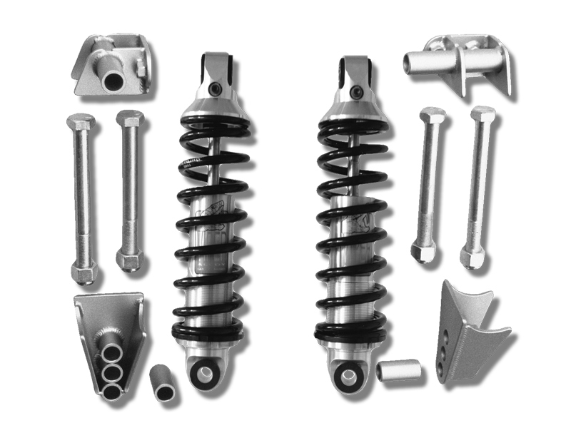 Pete and Jakes 1928-31 Ford Model A Rear Coilover Shock Suspension Kit