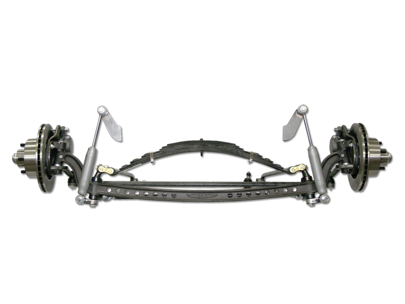 Pete and Jakes 1928-31 Complete Front End with 4" Dropped I-Beam Drilled Front Axle