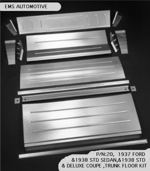 1937-38 Ford Car Trunk Floor Kit