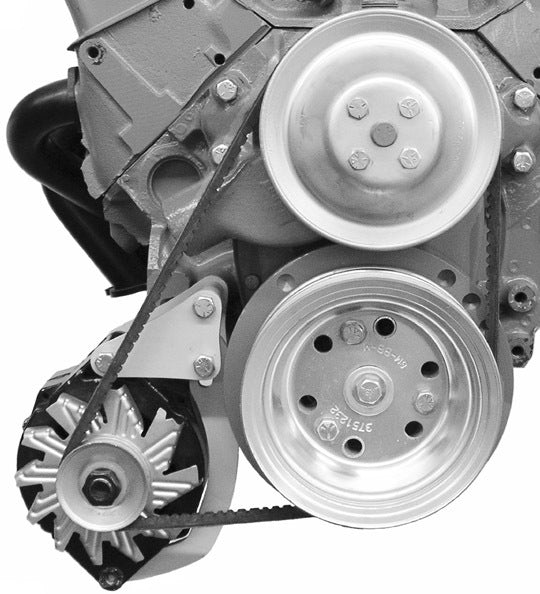 Alan Grove Components Small Block Chevy Alternator Bracket, Short Water Pump, Low Mount, Passenger Side 211R