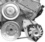 Alan Grove Components 348 - 409 Chevy Alternator Bracket, Short Water Pump, Low Mount, Driver Side 237L