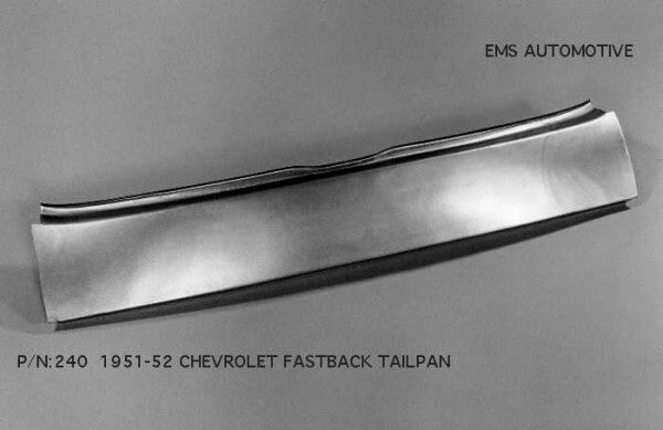 1951-52 Chevy Fleetline Fastback Tailpan