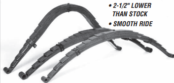 Posies 1942-48 Ford SuperSlide Rear Transverse Springs (Pair)