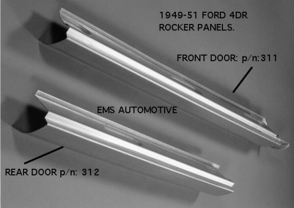 1949-51 Ford Rear Rocker Panel